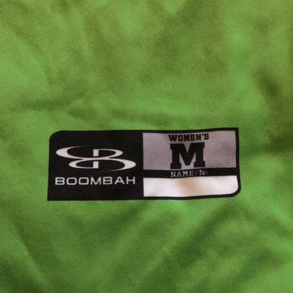 Ladies Boombah Aftershock softball jersey lime green Sz M - Picture 2 of 8